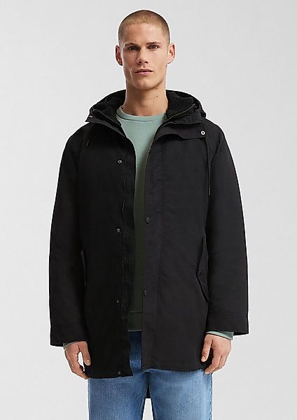 QS Parka Outdoor-Mantel Kapuzenparka mit herausnehmbarem Steppfutter günstig online kaufen
