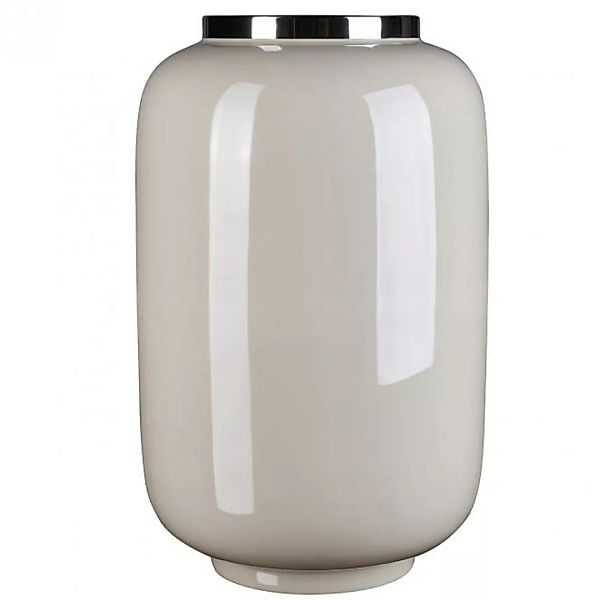 Saigon Vase L, sandstone/silberfarben, günstig online kaufen
