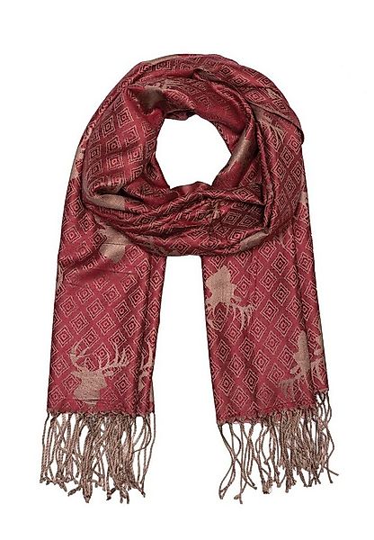 Goodman Design Modeschal Schal Hirsch mit Fransen, sehr hochwertige Verarbe günstig online kaufen