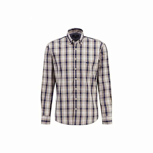 FYNCH-HATTON Langarmhemd braun regular fit (1-tlg) günstig online kaufen
