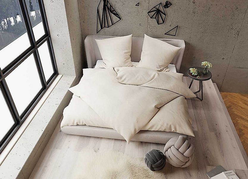 BETTWAESCHE-MIT-STIL Bettwäsche TENCEL™ Lyocell Bettwäsche uni einfarbig, L günstig online kaufen