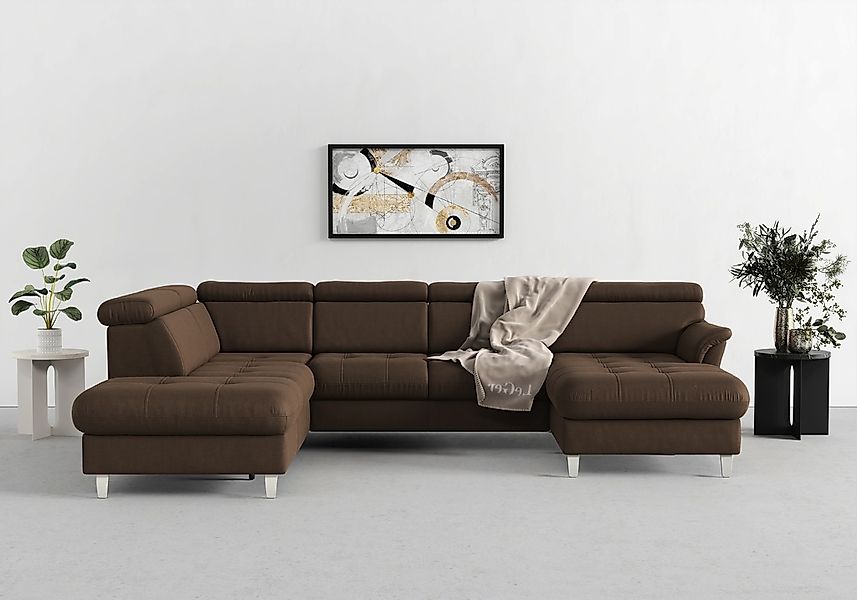 sit&more Wohnlandschaft "Marano U-Form" inklusive Kopfteilverstellung, wahl günstig online kaufen