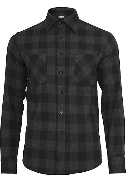 URBAN CLASSICS Kurzarmshirt Urban Classics Herren Checked Flanell Shirt (1- günstig online kaufen