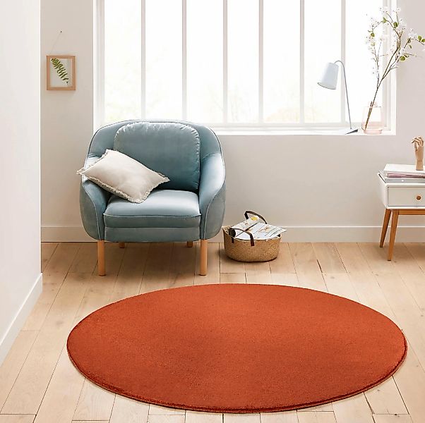 my home Teppich "Kurzflor-Webteppich GRANADA 4800, uni Soft Touch" rechteck günstig online kaufen