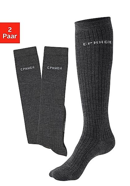 Copenhagen Studios Kniestrümpfe (Packung, 2-Paar) mit weicher wärmender Wol günstig online kaufen