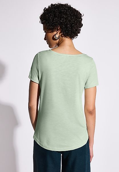 STREET ONE T-Shirt mit V-Ausschnitt günstig online kaufen
