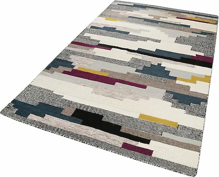 Esprit Wollteppich »Natham Kelim ESP-6012«, rechteckig, 8 mm Höhe, reine Wo günstig online kaufen