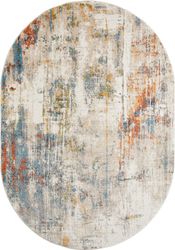 LUXOR living Teppich "Montreal" oval 12 mm Höhe Kurzflor, modernes Design, günstig online kaufen
