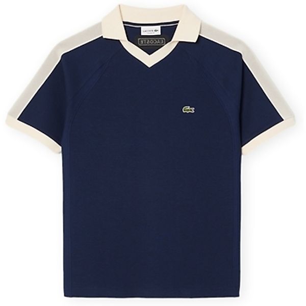 Lacoste  T-Shirts & Poloshirts Classic Fit Piqué Panel Polo Shirt - Midnigh günstig online kaufen