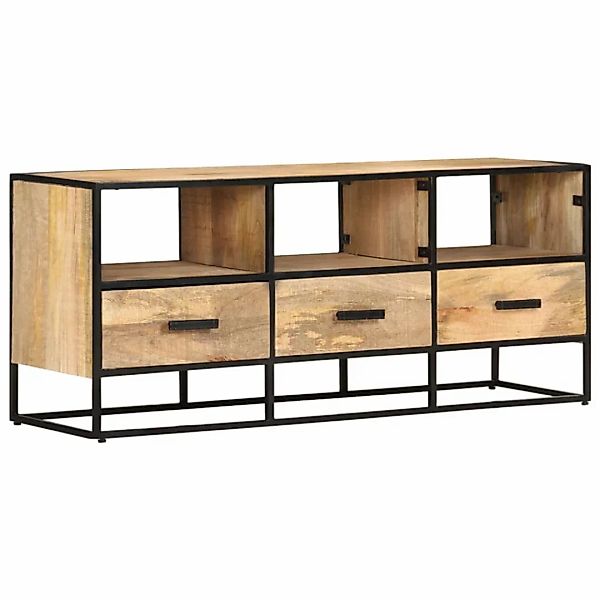 Tv-schrank 110x30x45 Cm Raues Mangoholz günstig online kaufen