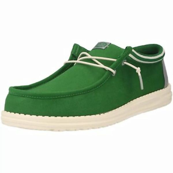 Hey Dude Shoes  Herrenschuhe Schnuerschuhe Wally Letterman Deep Green/Whi H günstig online kaufen