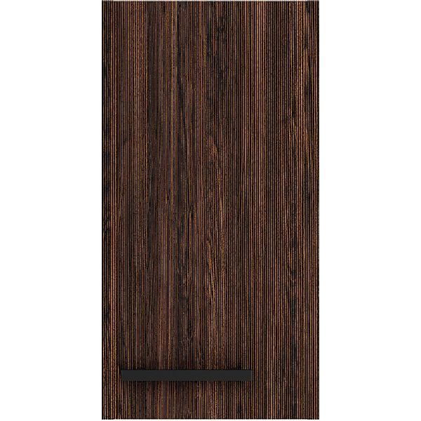 OPTIFIT Rimini409 Küchen-Oberschrank 30 cm Rillendekor Nussbaum günstig online kaufen