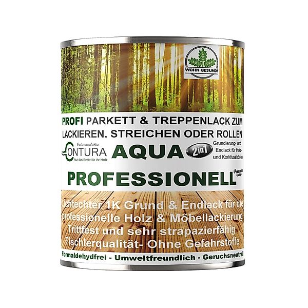 Contura Parkettlack Treppenlack Professionell Lack Fußbodenlack Dielenlack günstig online kaufen