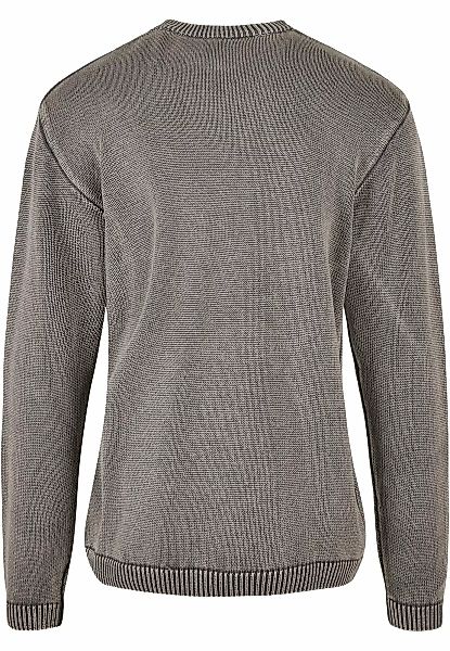 URBAN CLASSICS Rundhalspullover "Urban Classics Herren Washed Sweater", (1 günstig online kaufen