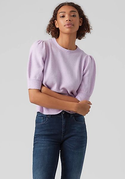 Vero Moda Rundhalspullover "VMDOFFY 2/4 O-NECK PULLOVER GA NOOS" mit kurzen günstig online kaufen