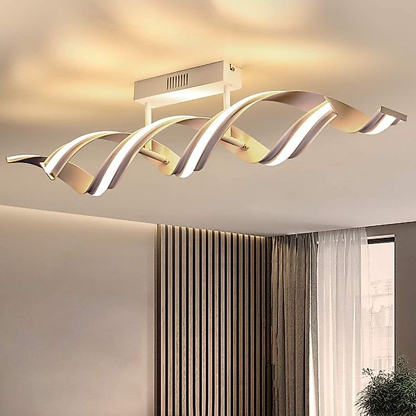 ZMH LED Deckenleuchte Modern Spirale Design günstig online kaufen