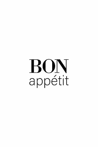 queence Wanddekoobjekt »BON appétit« Stahlschild, Blechschild, Spruch, Witz günstig online kaufen