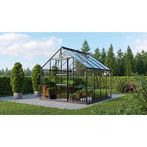Vitavia Gewächshaus Meridian 6700 Schwarz 6,7 m² günstig online kaufen