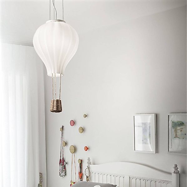 Ideal Lux Hängeleuchte Dream Big, weiß, Opalglas, Ø 30 cm günstig online kaufen