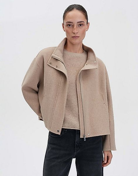 someday Wolljacke Varah pure weite Passform, Stehkragen, Abnäher am Saum günstig online kaufen