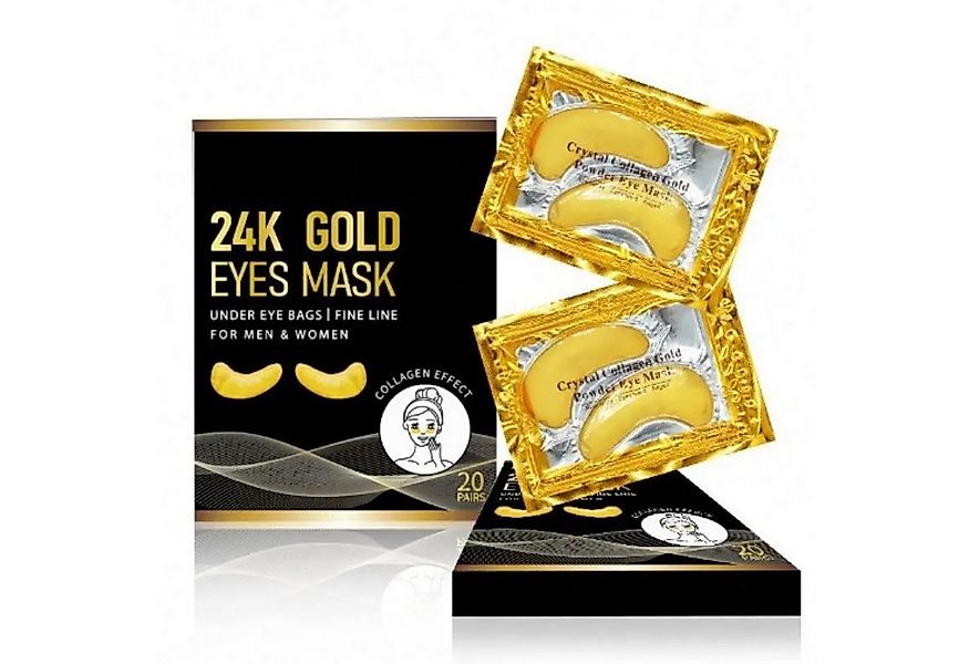 Montegoni Augenpads 24K Gold Augenpads 20 Paare – Anti-Aging Gelpads gegen günstig online kaufen