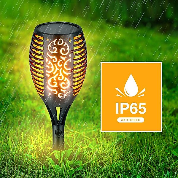 oyajia LED Solarleuchte 4x Solarleuchte LED günstig online kaufen