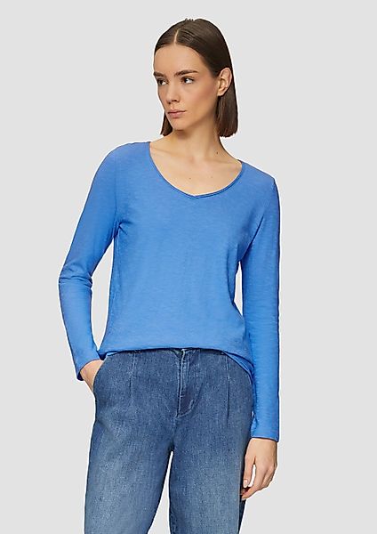 s.Oliver Langarmshirt T-Shirt (1-tlg) günstig online kaufen