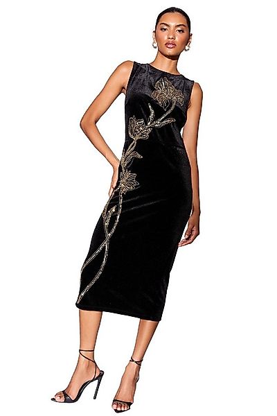 LIPSY Samtkleid Lipsy Ärmelloses Midaxi-Kleid mit Verzierungen (1-tlg) günstig online kaufen