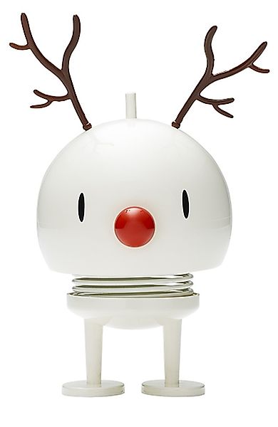 HOPTIMIST Dekofigur Bumble M white Reindeer 14cm günstig online kaufen