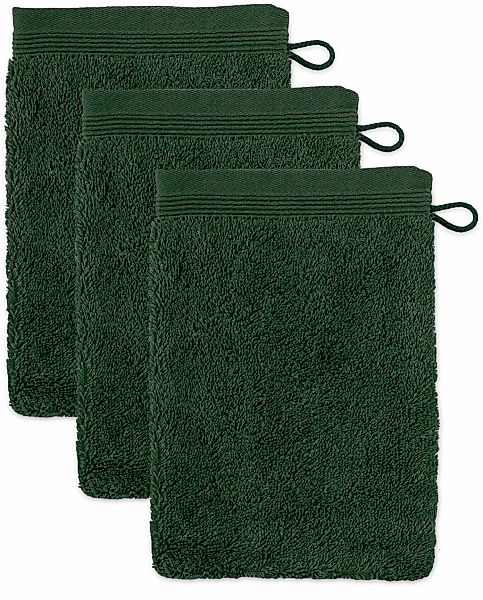 Möve Waschhandschuh "Superwuschel" Waschhandschuh Set mit Bordüre, 100% Pre günstig online kaufen