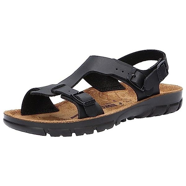 Birkenstock Sandale Saragossa, Briko-Flor, Black Pantolette günstig online kaufen