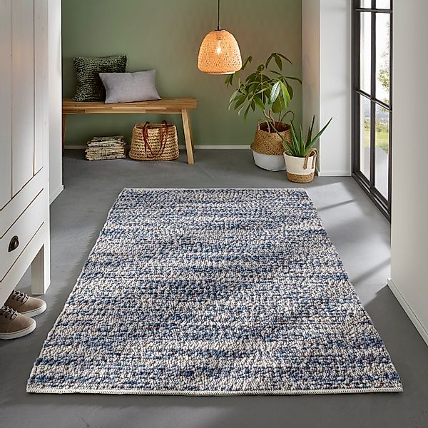 TaCa Home Wollteppich Gewalkter Handweb Woll-Teppich günstig online kaufen