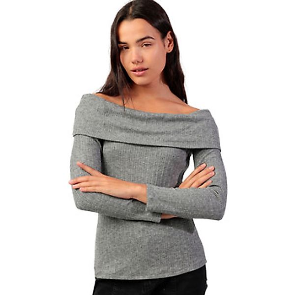 Admas  Blusen Langärmeliges Top Stirnband Melange günstig online kaufen