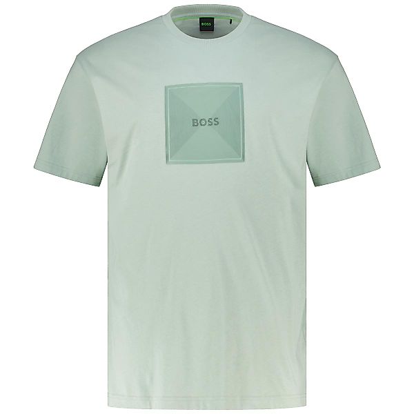 BOSS T-Shirt mit Label-Print Farbe mint Größe: 5XL günstig online kaufen