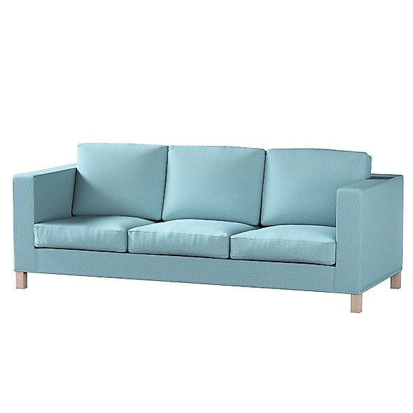 Bezug für Karlanda 3-Sitzer Sofa nicht ausklappbar, kurz, blau, Bezug für K günstig online kaufen