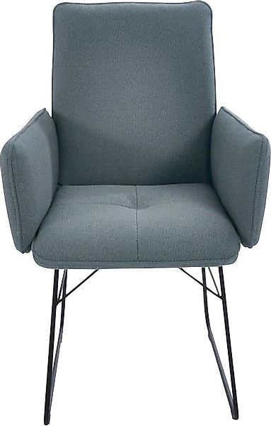 K+W Komfort & Wohnen Armlehnstuhl, 1 St., Flachgewebe Q2 2250, Drahtkufenge günstig online kaufen