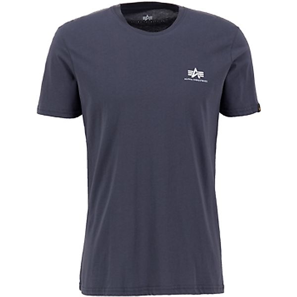 Alpha  T-Shirt Basic T Small Logo - navy günstig online kaufen