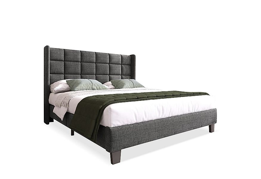 Flieks Polsterbett (1-tlg), Doppelbett Leinen 140x200cm ohne Matratze günstig online kaufen