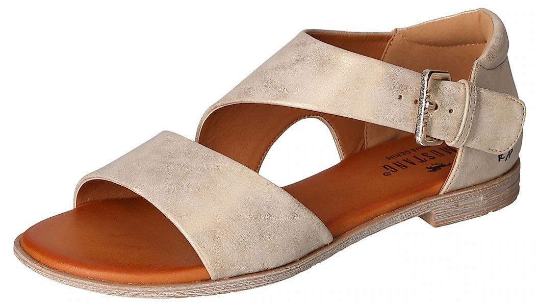 Mustang Shoes Sandale, Sommerschuh, Sandalette, Riemchensandale in asymmetr günstig online kaufen