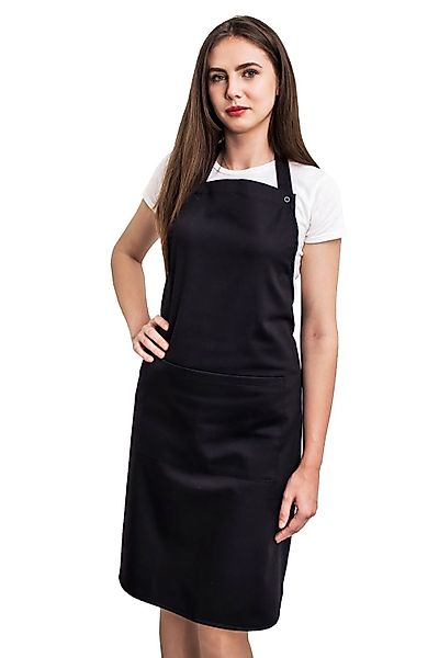 SENTYRZ Kochschürze Küchenschürze Gastronomie Kellnerschürze Schwarz günstig online kaufen