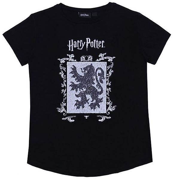 Sarcia.eu Kurzarmbluse Schwarzes T-Shirt mit Pailletten HARRY POTTER 14-15 günstig online kaufen