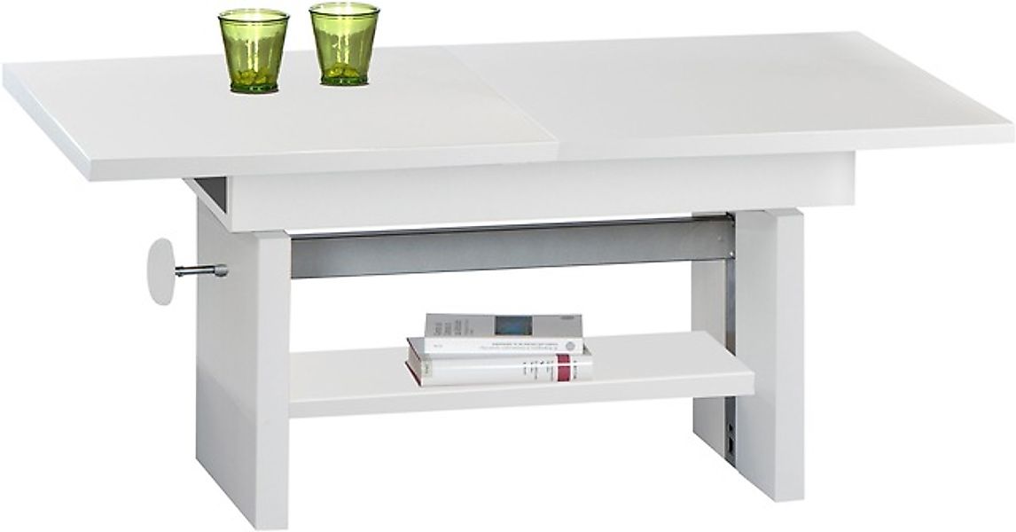 Stolkom Couchtisch »Event höhenverstellbar, ausziehbar, BxHxT 110-150x48-63 günstig online kaufen