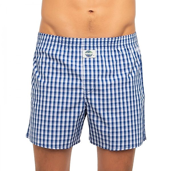 D.E.A.L International Boxershorts Blau kariert günstig online kaufen
