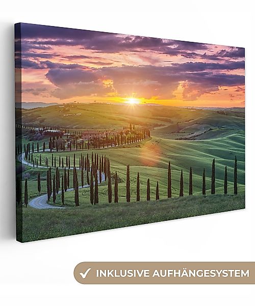 OneMillionCanvasses® Leinwandbild Italien - Sonnenuntergang - günstig online kaufen