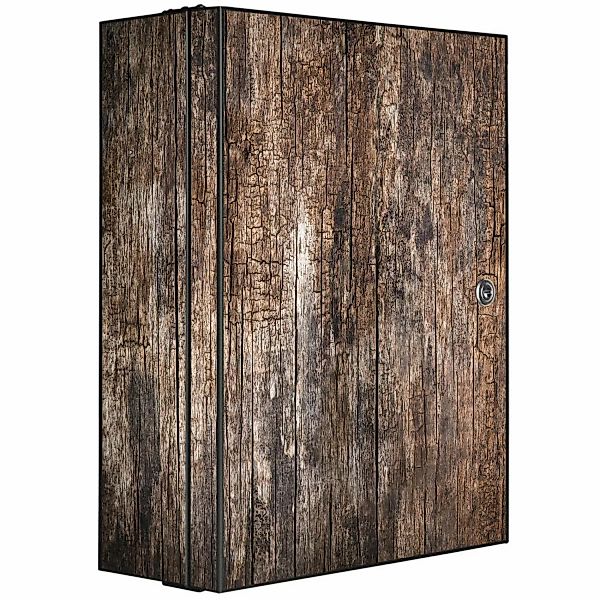 Banjado XXL Medizinschrank Abschliessbar 35x46x15cm Arzneischrank Anthrazit günstig online kaufen