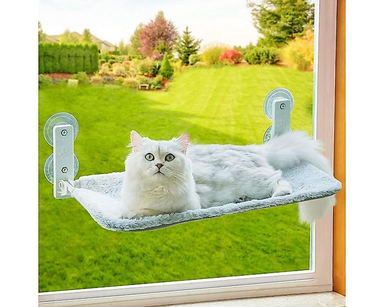 FELIXLEO Katzenliege Katzen Hängematte Fensterplatz 54x30cm Klappbar mit Sa günstig online kaufen