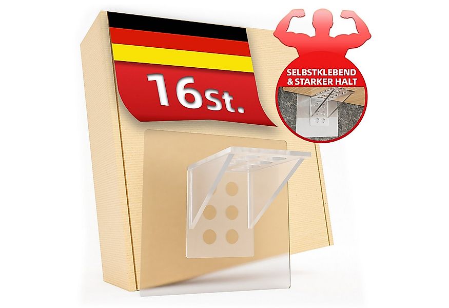 DEKAZIA Wandregalhalter ohne Bohren, Regalbodenhalter selbstklebend, Träger günstig online kaufen