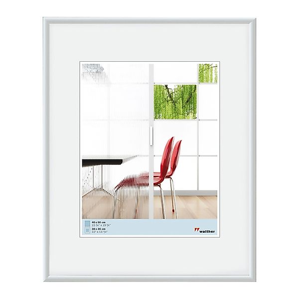 walther design Galeria Kunststoff Bilderrahmen  60x80 cm Weiss günstig online kaufen