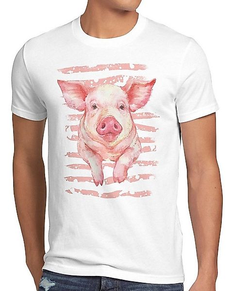 style3 T-Shirt Schwein hausschwein ferkel bauernhof günstig online kaufen