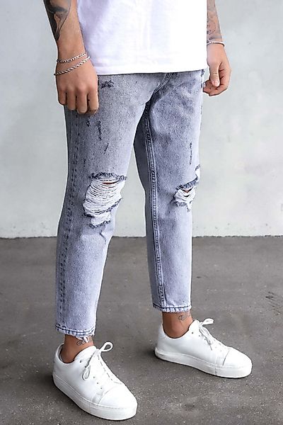 2Y Studios Bequeme Jeans "2Y Studios Herren 2Y Destroyed Relaxed Fit Denim" günstig online kaufen